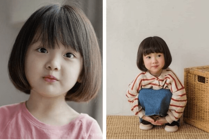 Tóc bob cho bé gái 2 tuổi