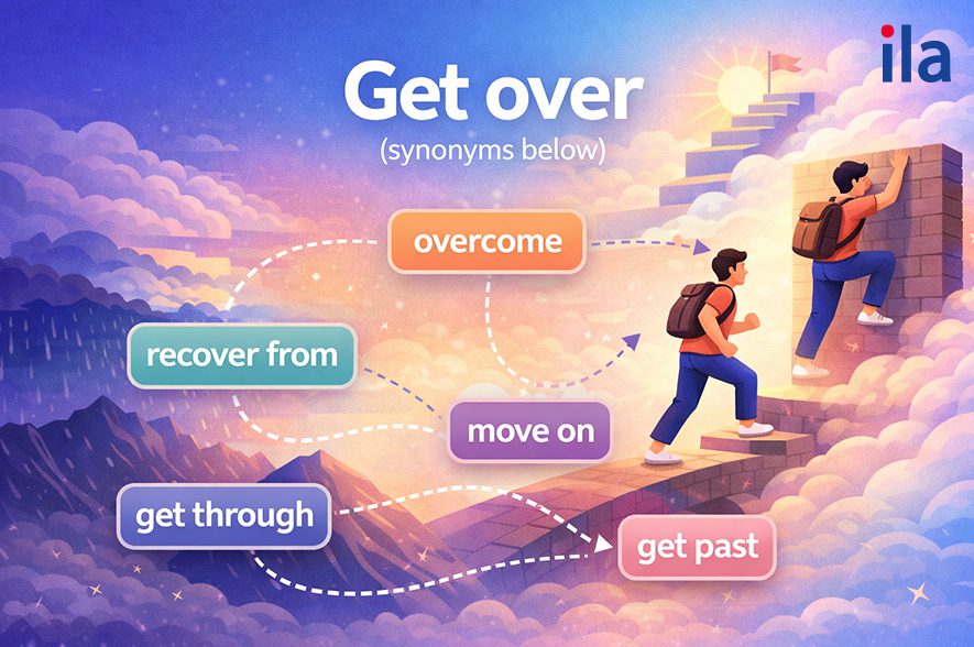 Các cụm từ đồng nghĩa với Get over là gì
