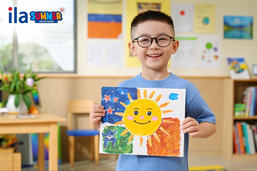 Mỗi ngày là một trải nghiệm để con khám phá và thể hiện bản thân.