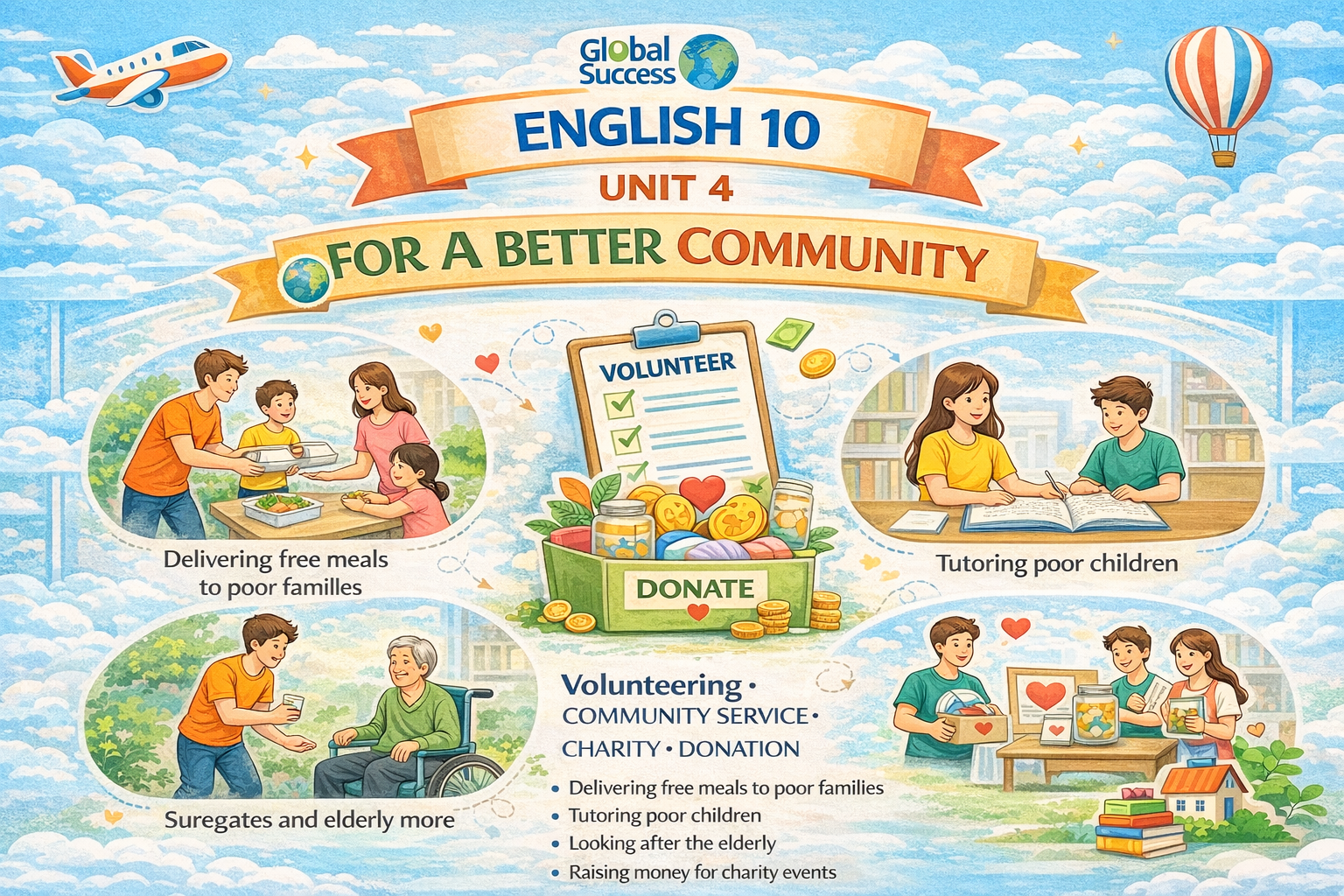 Tiếng Anh 10 Unit 4 Global Success nói về chủ đề gì?